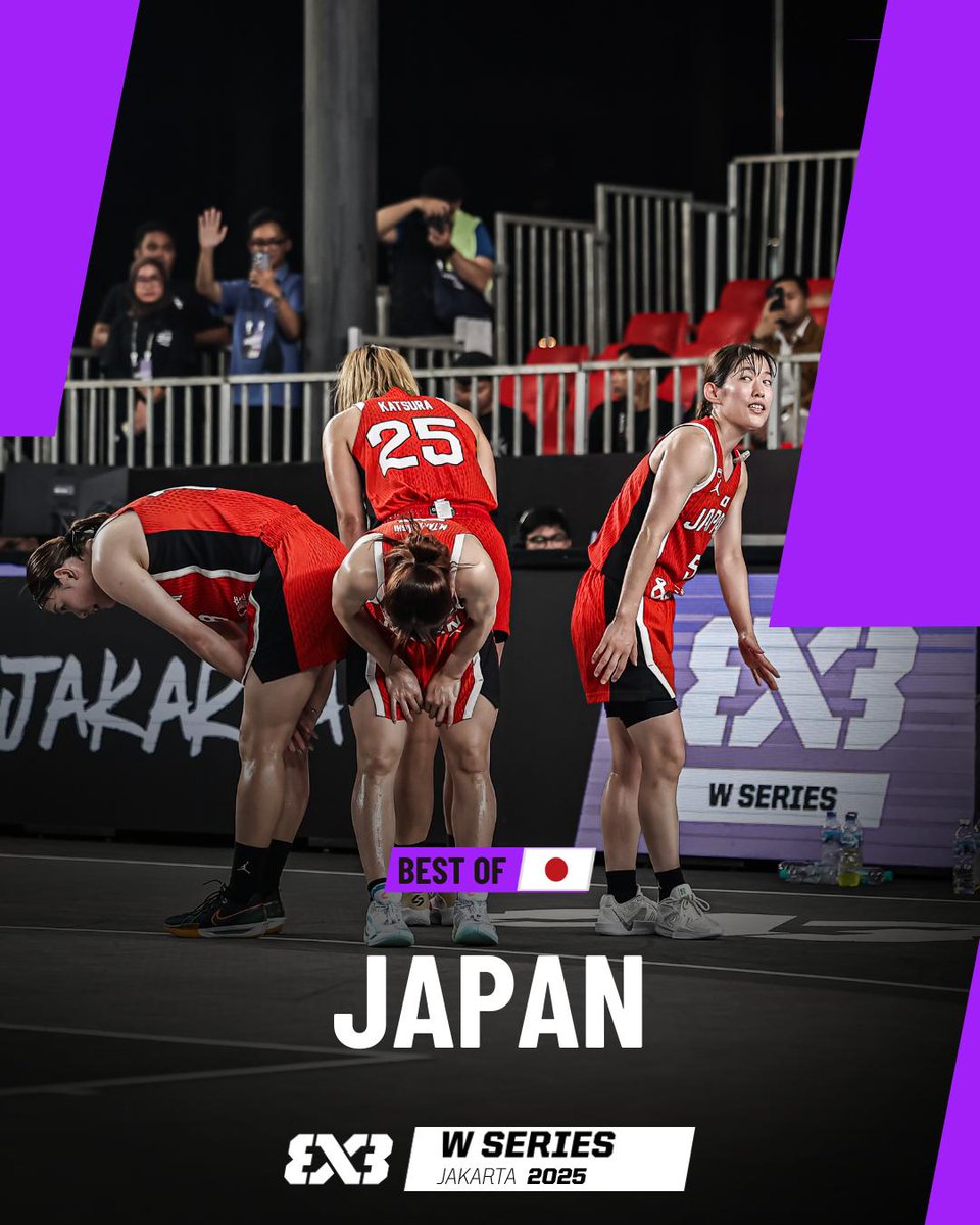 JAPAN 🎌 Watch the best of the #3x3WSJakarta 2025 winners 💪 #3x3WS