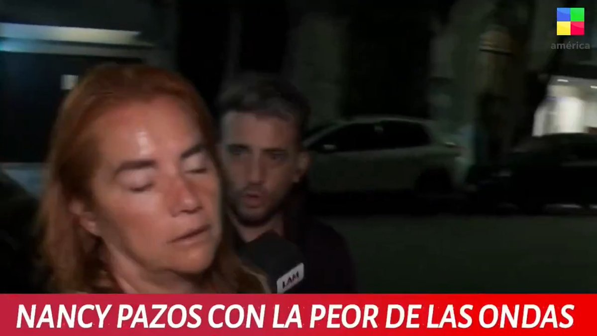 "Nancy Pazos": Por su cruce con un cronista de #LAM
