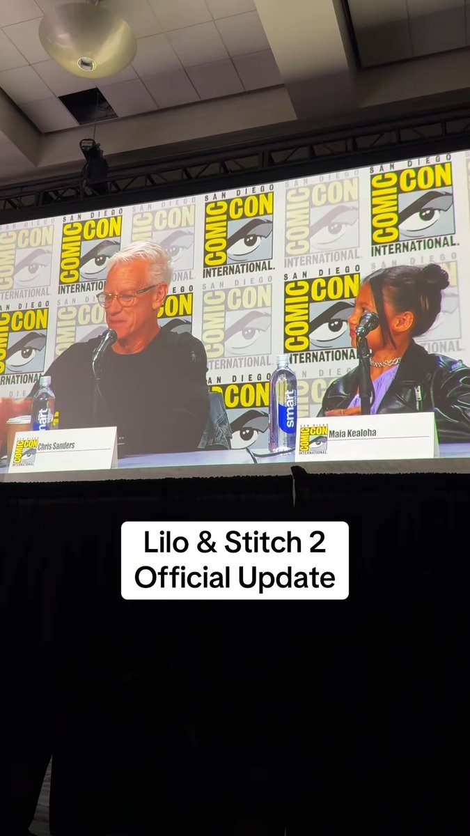 Chris Sanders shared at #SDCC that he has officially started on the script for #LiloAndStitch2!