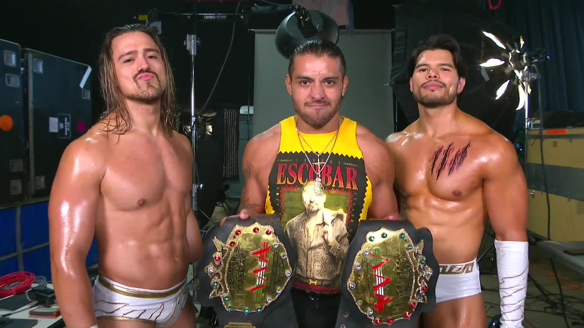 EXCLUSIVE: AAA World Tag Team Champions Los Garza throw down an open challenge for any team to challenge them next week on SmackDown for their titles.