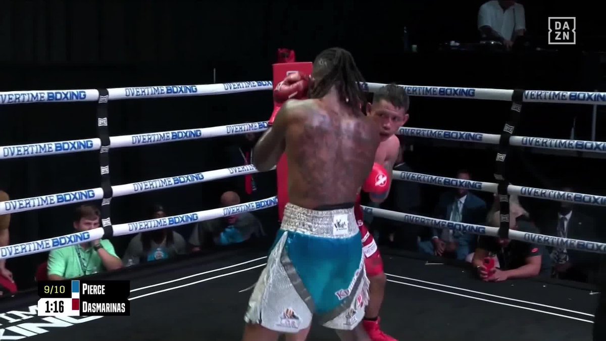 ELIJAH PIERCE KNOCKED OUT MICHAEL DASMARINAS!! 🤯😱 #OTX15 | Overtime Boxing (OTX)