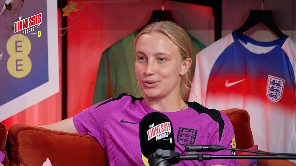 Aggie Beever-Jones on England playing in the Euro 2025 final against Spain 🏴󠁧󠁢󠁥󠁮󠁧󠁿 [🎥] Lionesses