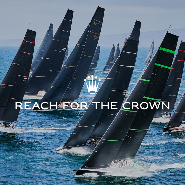 To finish first, first you have to finish. And at the highest level of competitive yachting, no one does so alone. Across the most beautiful races, conducted with expertise by the most prestigious yacht clubs. REACH FOR THE CROWN. More #Reachforthecrown