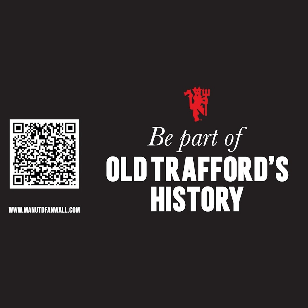 Your place at our place 🖼️❤️ Become a permanent part of Old Trafford alongside thousands of fellow Reds with our dedicated #MUAcademy wall ⬇️