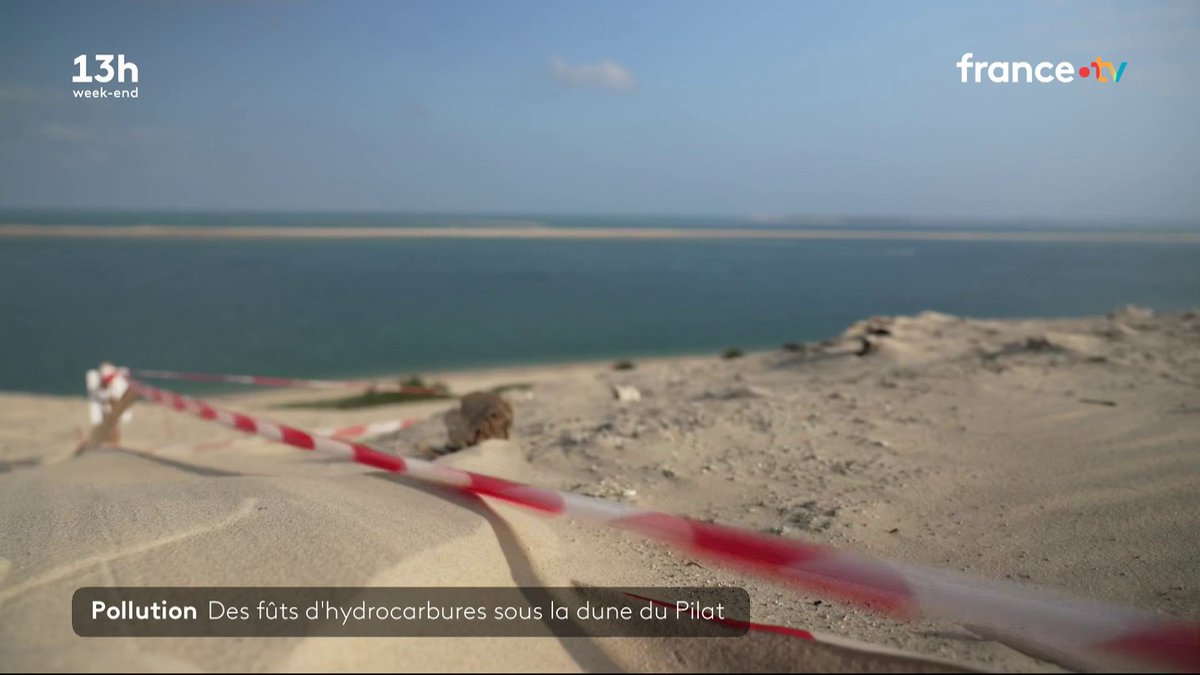 Mystérieuse découverte de déchets polluants enfouis sous le sable de la célèbre dune du Pilat. Des analyses sont en cours pour en déterminer l’origine. Par précaution, une partie du site est fermée au public.