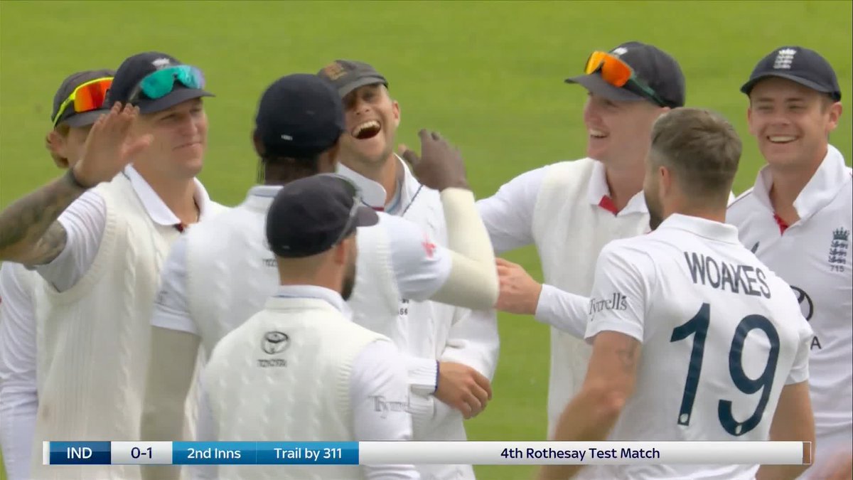 Chris Woakes gets England off to a PERFECT start 🏴󠁧󠁢󠁥󠁮󠁧󠁿🔥 Yashasvi Jaiswal is out for fourth ball of the innings 😳