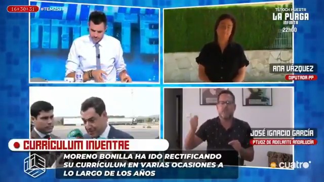 📺 Vaya repaso le ha pegado Jose Ignacio García ۞ a la diputada del PP Ana Vázquez a colación de las mentiras en su curriculum de Moreno Bonilla. La falta de educación y las mentiras de la diputada del PP son bochornosas.