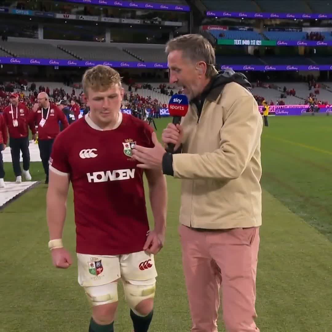 "A massive, massive honour!" Jac Morgan reflects on coming on for his Lions Test match debut 🦁