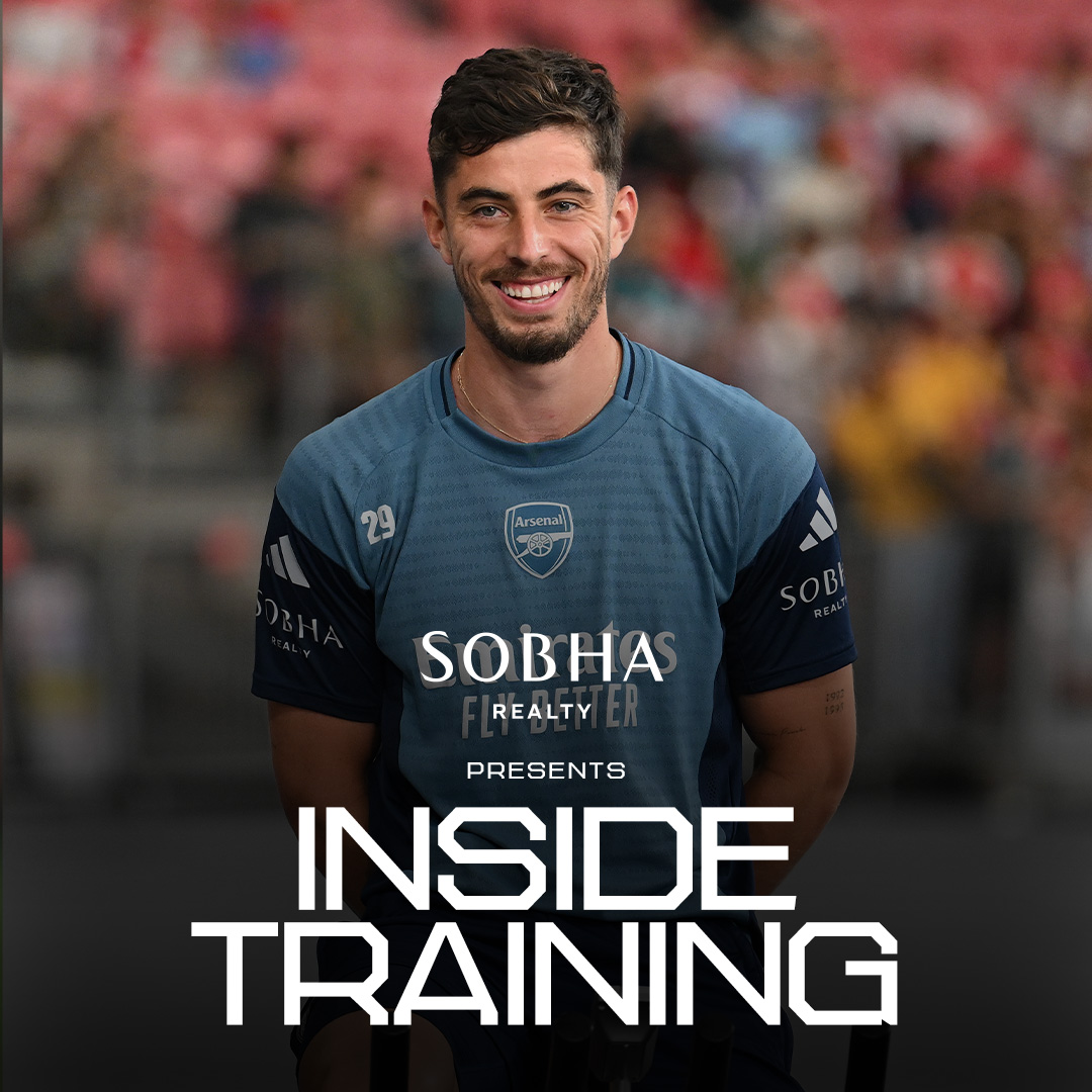 On tour. On target. 🎯 📺 Watch our Gunners prepare in Singapore with the latest Inside Training 👇