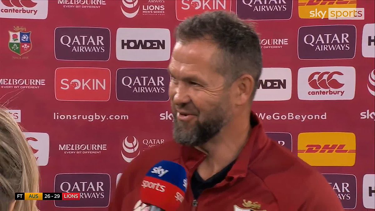 'It's fairytale stuff, it means absolutely everything!' ❤️ Andy Farrell proud of his players as Lions clinch series victory 🙌