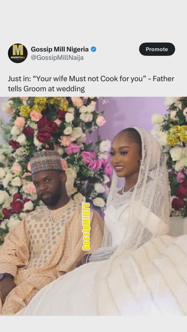This is exactly why in-laws should stay out of bedroom affairs. Does he really expect the husband to cook for himself?