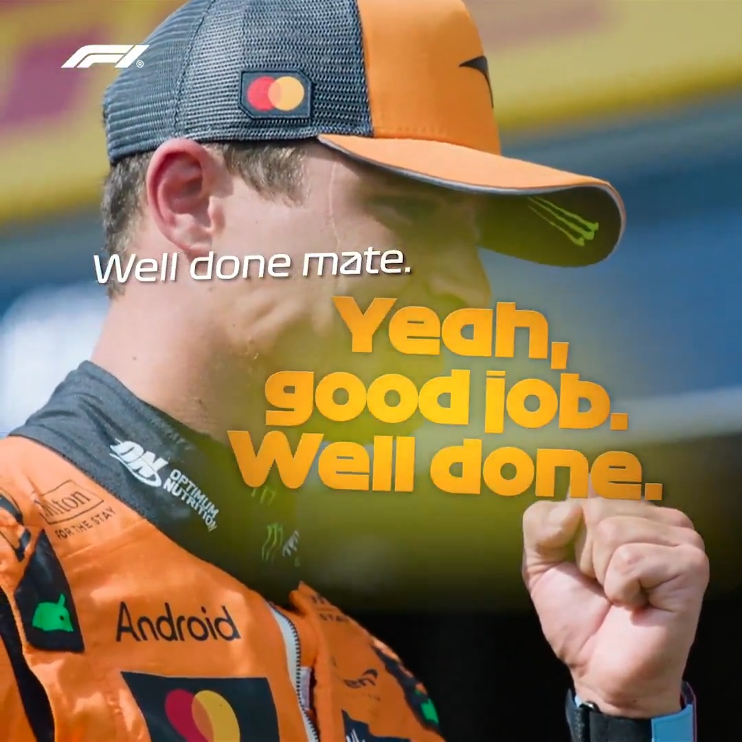 Career pole No. 13, and his first at Spa-Francorchamps 💪 Nice work, Lando Norris 👏 #F1 #BelgianGP