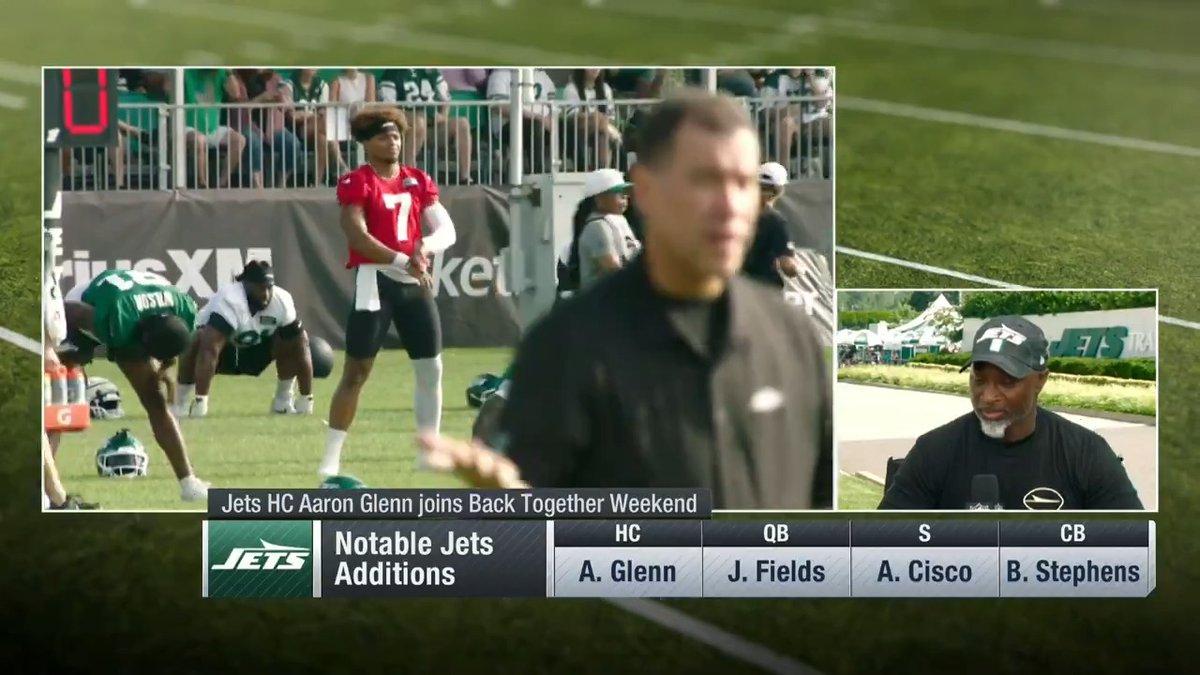 Aaron Glenn has been impressed with Justin Fields so far 🙌 Back Together Weekend – July 26-27 on NFL Network Stream on NFL+