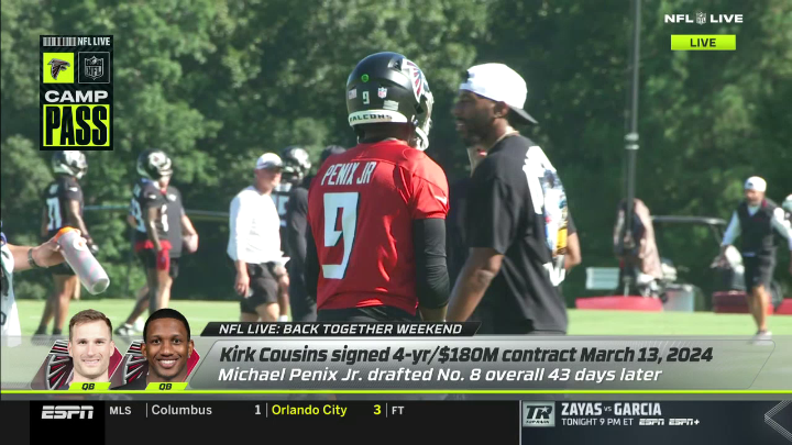 "If Michael Penix is the guy for this year and Kirk Cousins is the backup, so be it." Dan Orlovsky shares his thoughts on the Falcons heading into this season ✍️