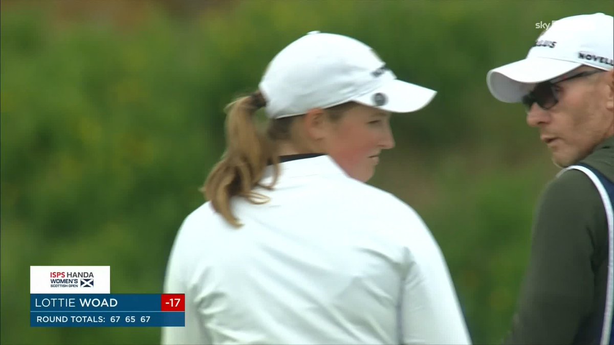 Lottie Woad will take a two-shot lead into the final round of the ISPS Handa Women’s Scottish Open 👏