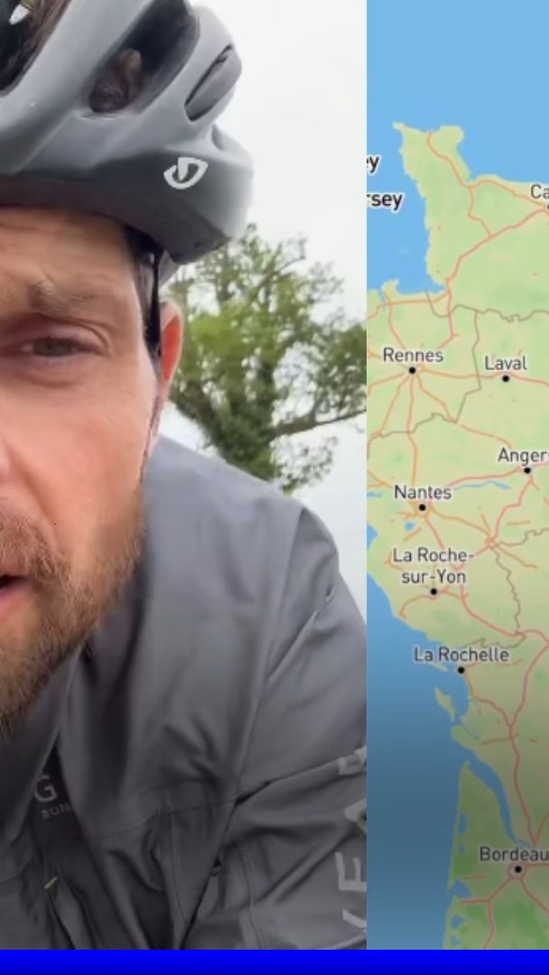 Ce Français vient de battre le record du monde du plus grand dessin GPS à vélo en solitaire