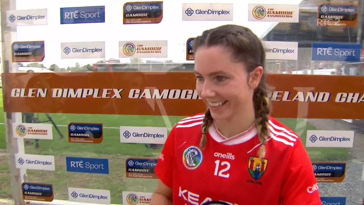 "These are the days you train for" Cork's player of the match Saoirse McCarthy reacts after reaching the Camogie final 📱 📻
