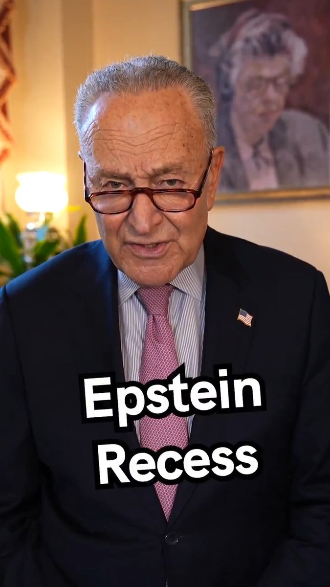 Now we know the truth, that Donald Trump is in the Epstein files. And now we know why Speaker Johnson sent House Republicans running out of town for the Epstein Recess, because they’re afraid of that truth.
