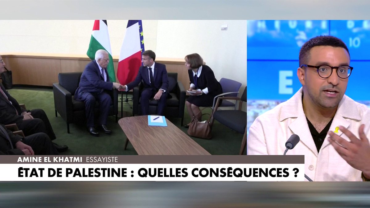 Amine El Khatmi : «Là, en Cisjordanie, vous avez un Etat fantoche avec des gens complétement corrompus qui ne servent à rien et en face vous avez des terroristes dans la bande de Gaza» dans #HDPros2Ete