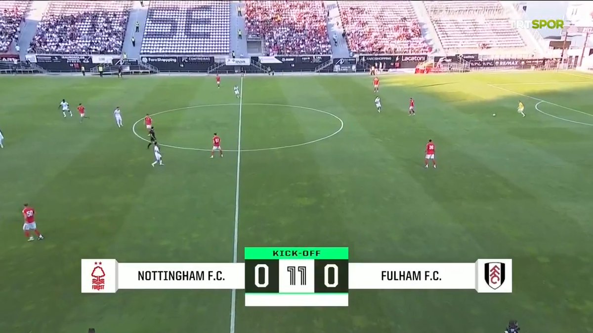 🚨 #CANLI | Nottingham Forest 🆚 Fulham hazırlık karşılaşması TRT Spor'da başladı. 📺💻📱 | İzlemek için: