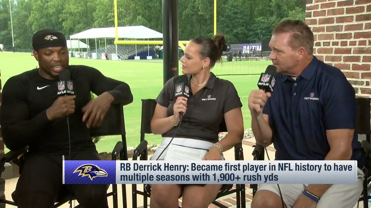 "Hopefully not get caught and be faster than I was last year." Derrick Henry  is looking to break some more long runs this season 👀 Back Together Weekend – Live on @NFLNetwork Stream on NFL+