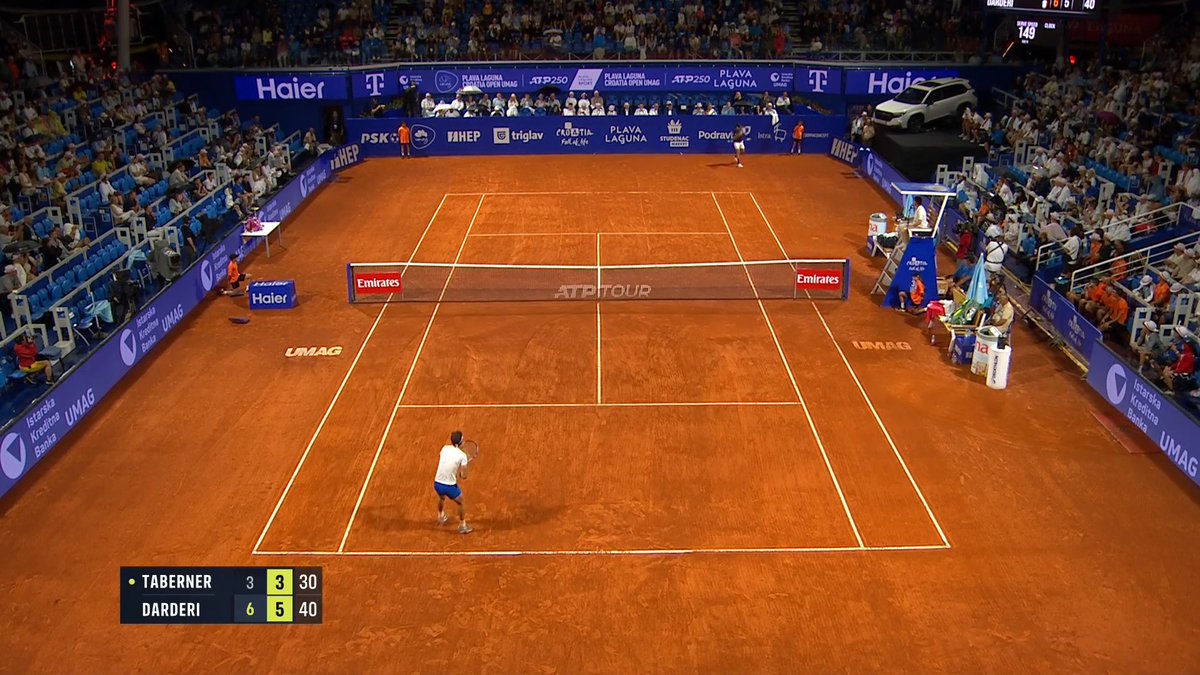 An UNBELIEVABLE ending in Umag 😱 Luciano Darderi clinched the Croatia Open title but seriously injured himself while celebrating the win 🫢