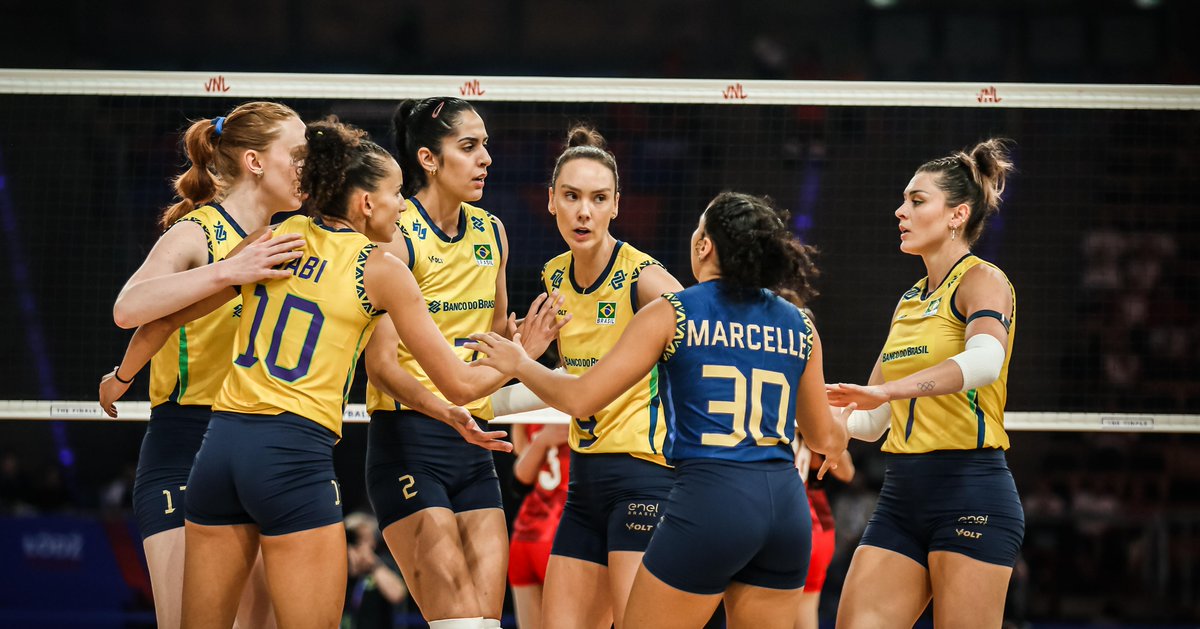#VNLFinals FINAL BOUND! ๐ง๐ท Brazil survives a five-set battle against Japan ๐ฏ๐ต and books their ticket to the #VNL2025 Final! A true Semifinal showdown โ intense, emotional, unforgettable. Next up: the ultimate clash vs Italy ๐ฎ๐น๐ฅ #Volleyball #BePartOfTheGame