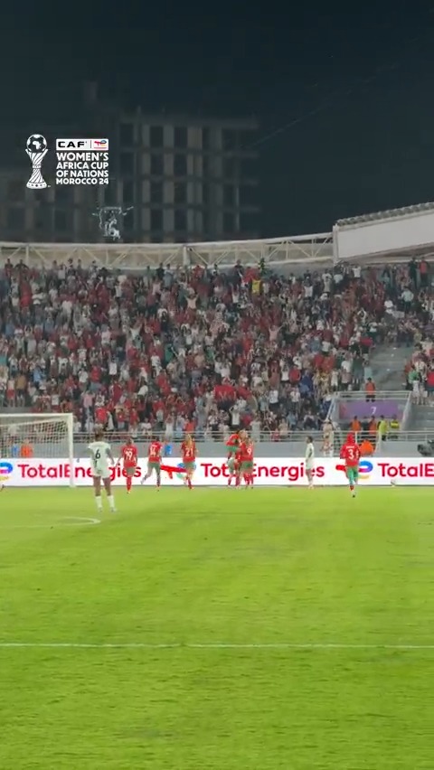 Sanaâ Mssoudy gets Morocco the brace in under 30 minutes. They aren't wasting time! 🤩🇲🇦 #TotalEnergiesWAFCON2024