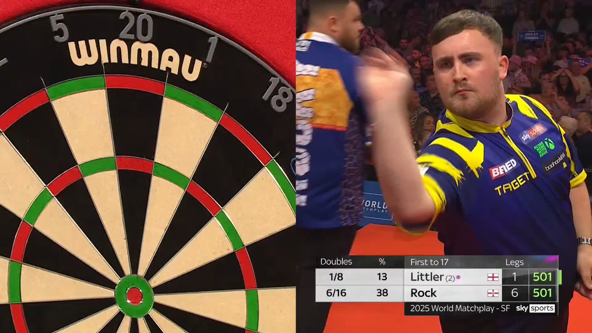 "THAT IS THE SECOND BEST LEG YOU WILL EVER SEE IN YOUR LIFE!" THAT IS ABSOLUTELY SENSATIONAL! 🤯 Luke Littler produces perfection on the Winter Gardens stage! 📺 #MatchplayDarts | SF