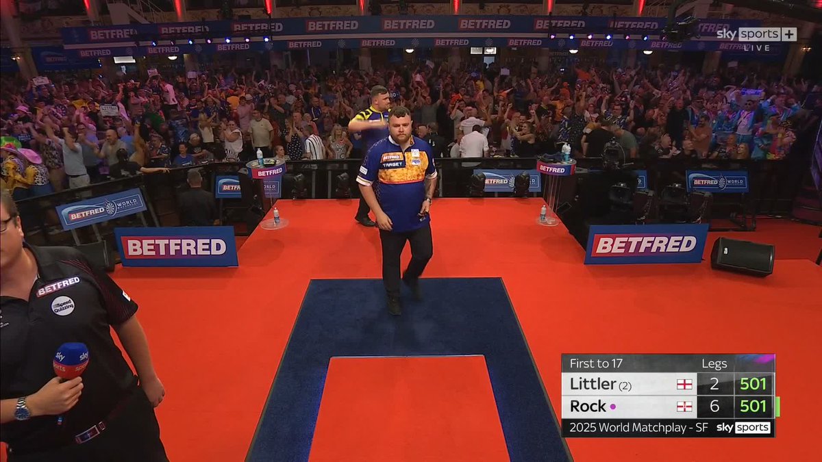 9-DARTER 🚨 An unbelievable leg of darts from Luke Littler and Josh Rock 🤯