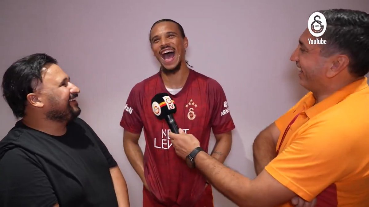 - "İnşallah her başarıdan sonra daha güzel röportajlar yapmaya devam ederiz." Leroy Sane: "İnşallah."