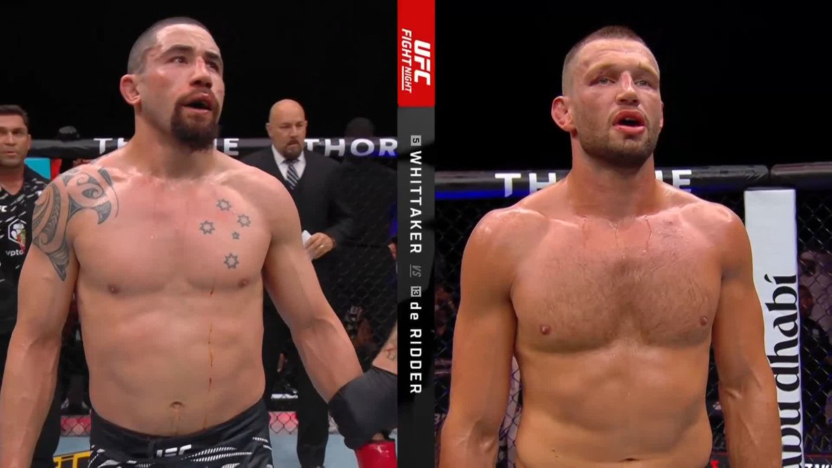 🇳🇱Reinier de Ridder ortak kararla (47-48, 48-47, 48-47) kazanıyor! #UFCAbuDhabi