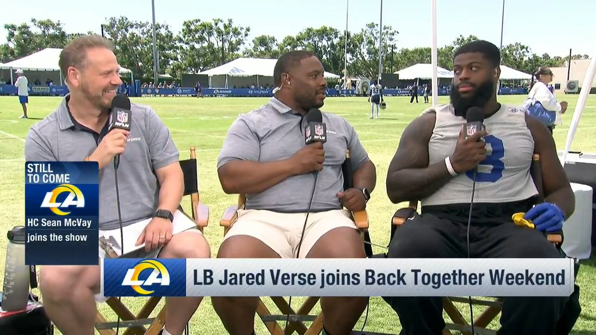 .Jared Verse on the "hardest workout I've ever done" with AD_99 😂 Back Together Weekend – Live on @NFLNetwork Stream on NFL+