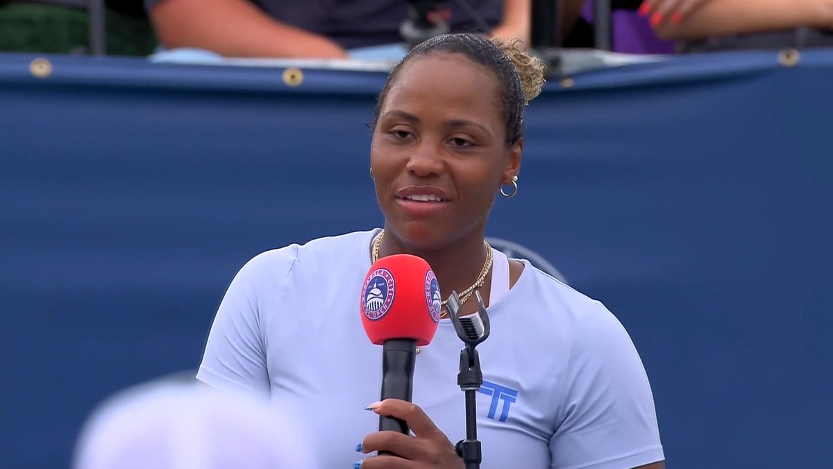 Hard not to tear up listening to Taylor's D.C. champion's speech 🥹 Townsend will reign as the new WTA doubles No. 1 on Monday. #MubadalaDCCitiOpen