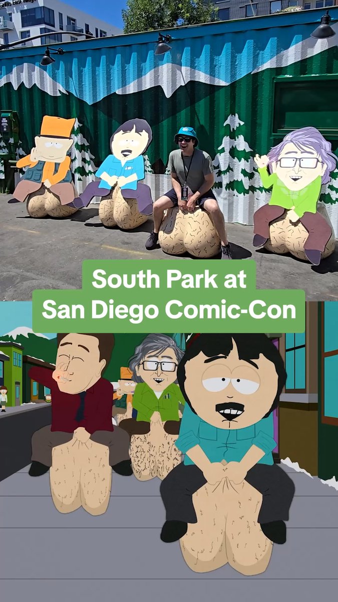Comedy Central recreated the world of South Park at #SDCC and it's loaded with references to the show. How many do you recognize?