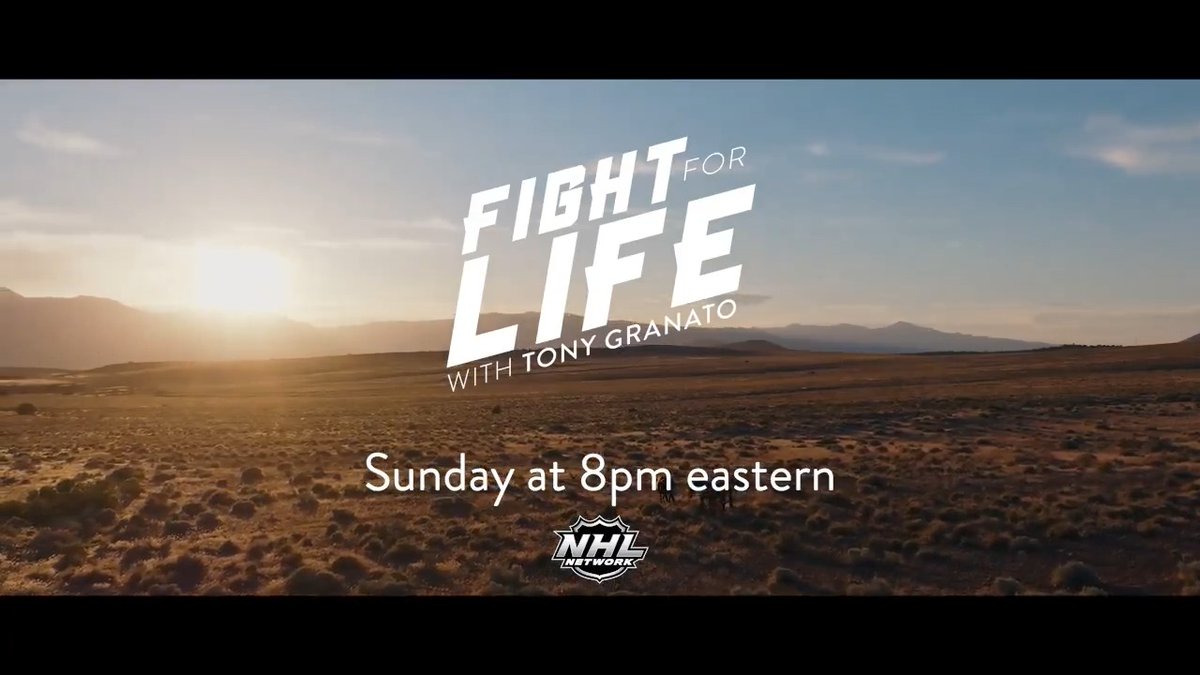 Don't miss episode 1 of #FightForLife with Tony Granato, premiering tomorrow night at 8pm ET on NHL Network. Fight for Life with Tony Granato