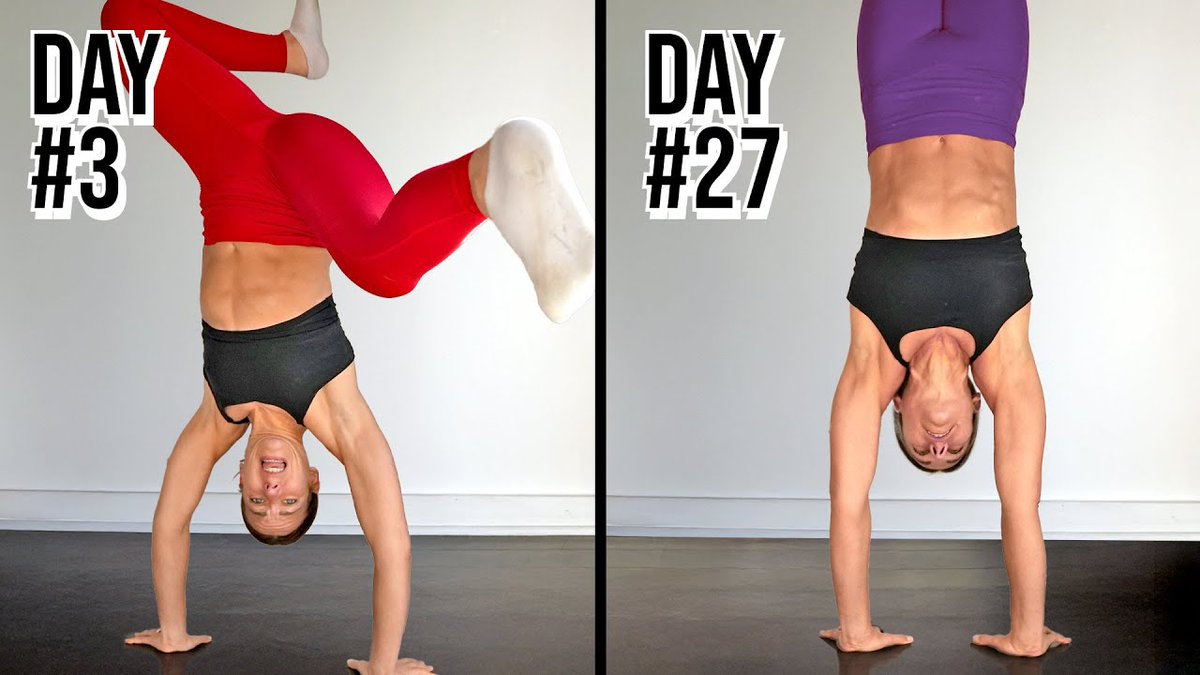 I spent 30 days training for the perfect handstand