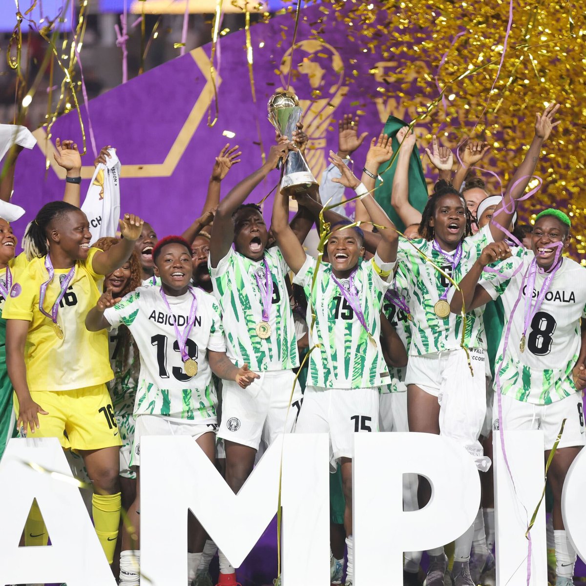 It was always going to be the #EnergyOfTheDay, wasn't it? 🤩🏆 Football Together | #TotalEnergiesWAFCON2024