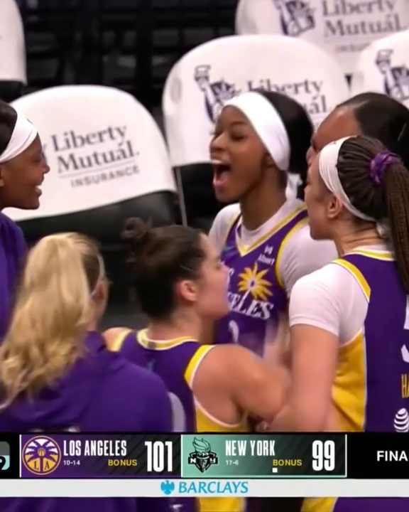 RICKEA JACKSON AT THE BUZZER 🔥 The Sparks go into New York and take down the Liberty!
