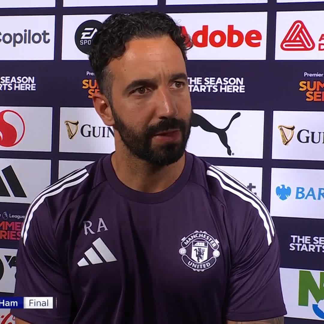 "It’s not about the results, it’s about the performance." Ruben Amorim praises his team’s effort vs West Ham but insists there’s room to improve 🗣️