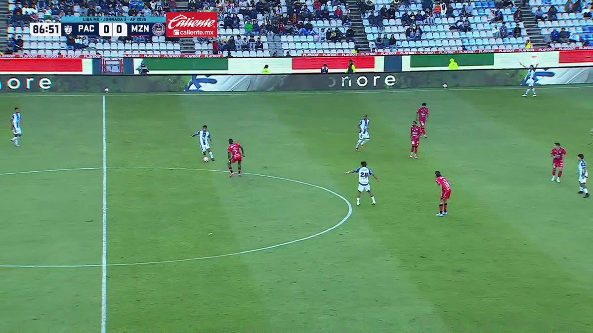 🇨🇴 GOOOL de Luis Quiñones. El colombiano marcó el 1-0 de #Pachuca ante #Mazatlán, al 88’