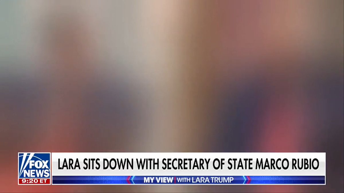 .Lara Trump interviews Secretary Marco Rubio: "Tell me about going from sparring with President Trump on a debate stage to now working alongside him every single day." | My View with Lara Trump