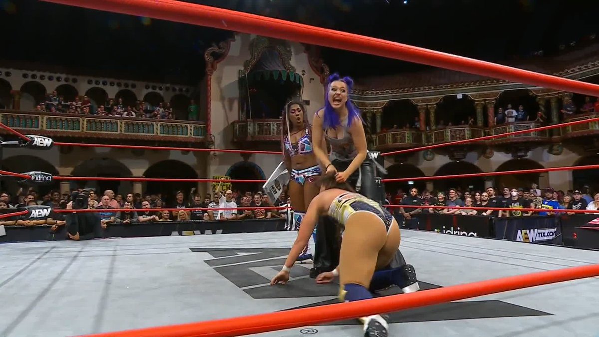"Timeless" Toni Storm finally gets her hands on Athena is ROH & All Elite!! Watch #AEWCollision presented by #SharkWeek LIVE on TNT & HBO Max