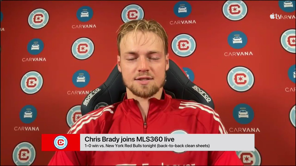 Chris Brady joins #MLS360 after a clean sheet win for the Chicago Fire FC 🧤🔥