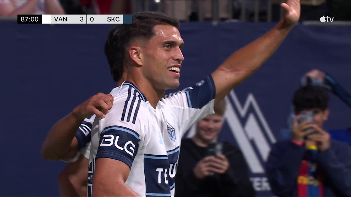 Mathías Laborda GETS UP to score the header 💥 3-0 Vancouver Whitecaps FC.