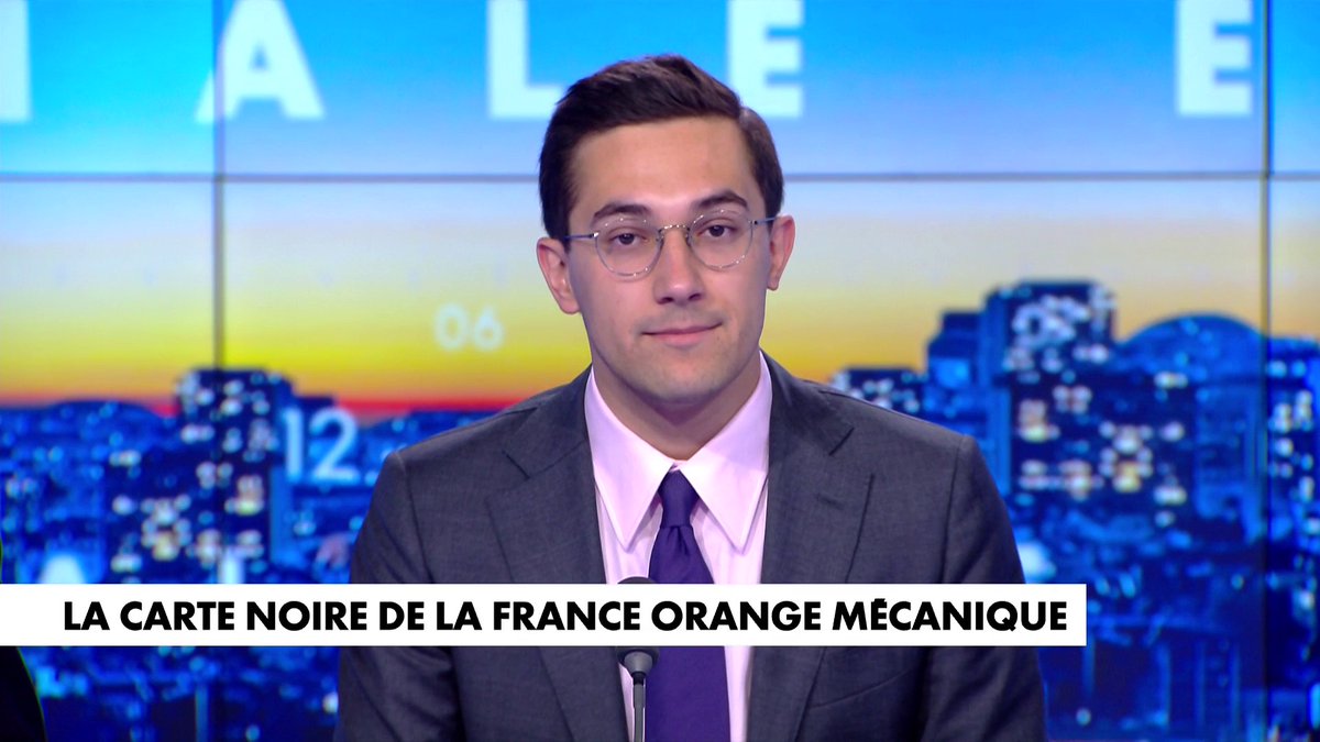 L'édito de Jules Torres : «La carte noire de la France Orange mécanique», dans #LaMatinaleWE