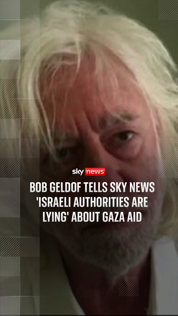 The Chairman of Band Aid Trust has accused the Israeli Prime Minister, Benjamin Netanyahu, of lying about the aid situation in Gaza, in an interview with Trevor Phillips. Israel Defence Forces deny limiting the number of aid trucks entering the Gaza Strip