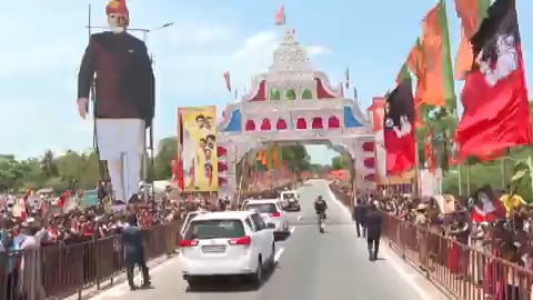 In Gangaikonda Cholapuram, a place associated with culture and spirituality, people came out in large numbers to shower their blessings. It was indeed special to be among them.