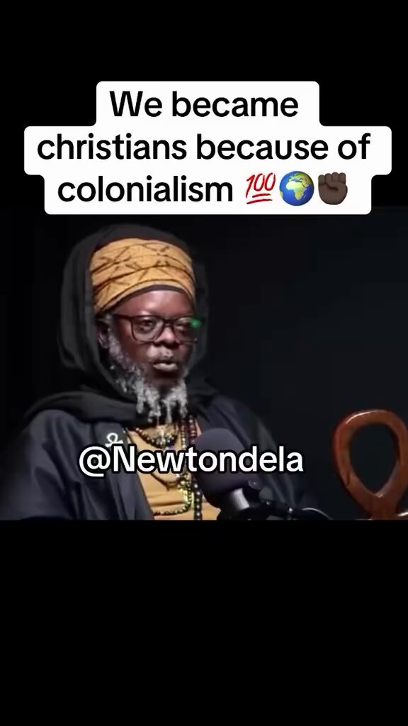 “We became Christian and Muslim because of European and Arab colonialism that tends to be culture Vulture”.