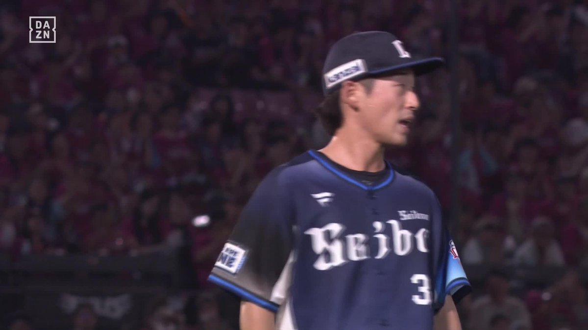 仙台の夜、太陽が輝いた 佐藤太陽が渾身のグラブトス ※西口監督がリクエストするも判定は覆らず ⚾プロ野球(2025/7/27) 🆚楽天×西武 📱Live on DAZN #オレをみろ #seibulions